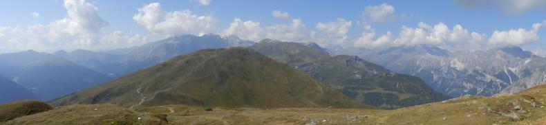 Panorama hinterm Nöslachjoch