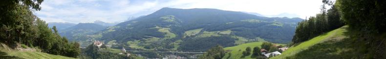 Panorama Blick Richtung Kloster Säben