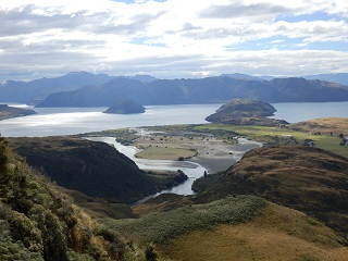 Ausblick kurz vorm Gipfel des Rocky Hill