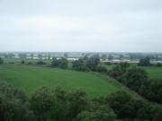 Blick aus dem Dömitzer Hafenhotel Richtung Elbe