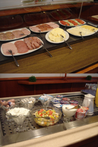 Frühstücks-Buffet des Hotels