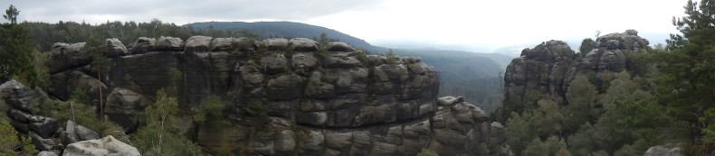 Panorama im Kirnitzschtal