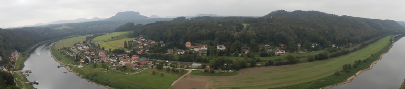 Panorama bei der Basteibruecke