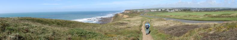 Panorama Richtung Bude Canal