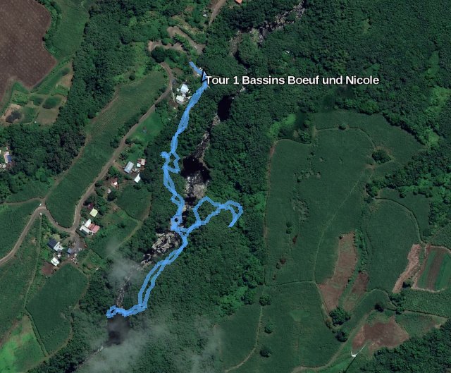 Strecke auf Google Earth