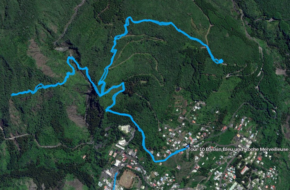 Strecke auf Google Earth