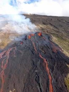 Aktivität des Piton de la Fournaise