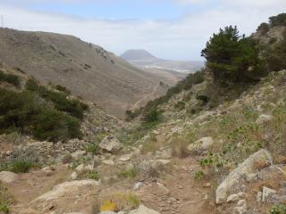 Sicht auf Haria beim Rckweg