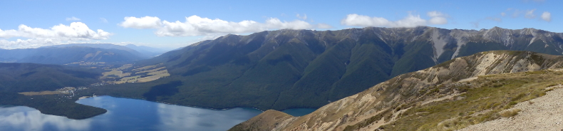 Panorama vom Mount Robert