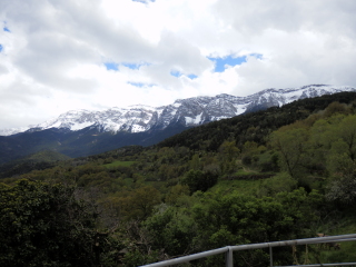 Blick auf Sierra de Cadi