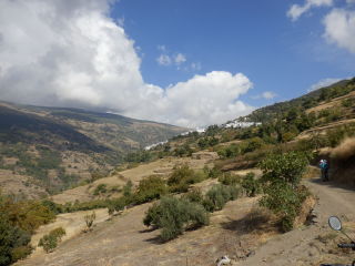 Weg von Pampaneria nach Bubion